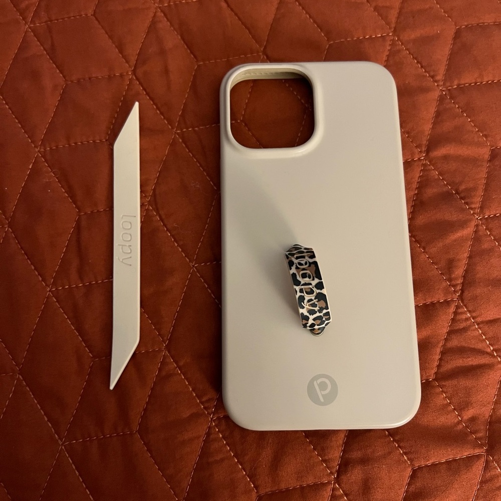 iphone 13 pro max loopy case sandstone